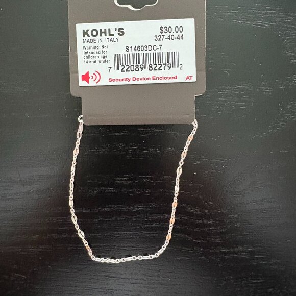 Primrose Set of Two Sterling Silver Dainty / Delicate Bracelets New in Package - Picture 9 of 10